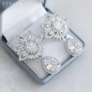 [ 새상품급 ] STELLABRIDAL 지넷 스텔라 브라이덜 귀걸이