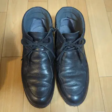 Atelier 블랙 캐주얼 부츠 지퍼 포함 24.5cm