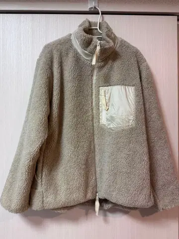 [ STUDIOUS ] 베이지 보아 플리스 자켓