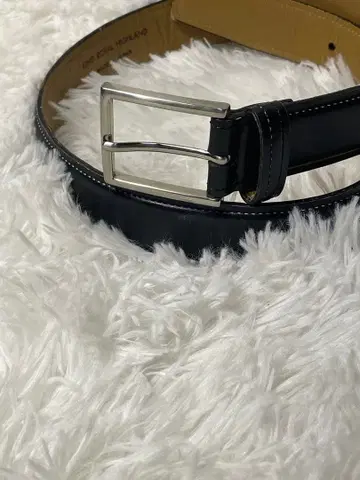 42ND ROYAL HIGHLAND 천연 가죽 가죽 벨트 블랙