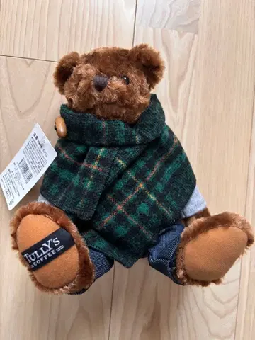 TULLY'S COFFEE 봉제 인형 곰 베어풀