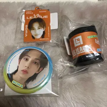 LIL LEAGUE 난바 아오라칸 배지 얼굴 메지루시 참 코인 실린더