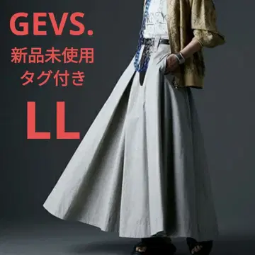 GEVS. 제이비스 택 포함 미사용 새상품 턱 맥시 스커트 빅 사이즈