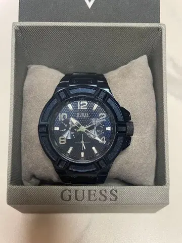 GUESS 쿼츠 손목시계 BLUE