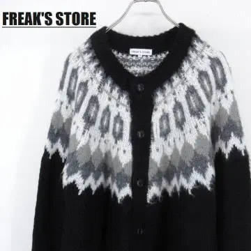 FREAK'S STORE 니트 가디건 네이티브 무늬 S 사이즈