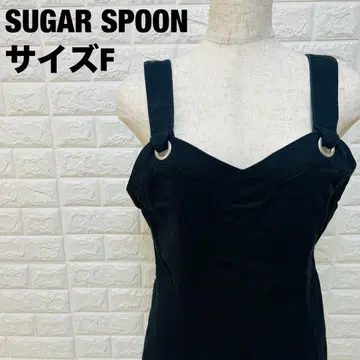 SUGAR SPOON 블랙스립 드레스 사이즈 F 사이드 슬릿 [ 41 ]