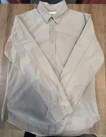 Honor gathering 베이지 긴팔 셔츠