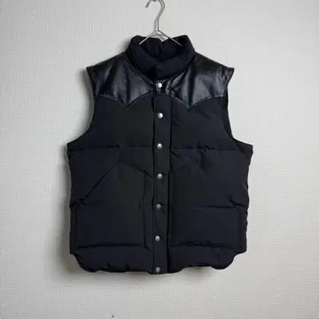 633 SUGAR CANE SC12340 Down Vest Black
