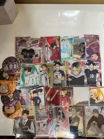 하이큐!! 캐릭터 카드 스티커 외 묶음 판매!