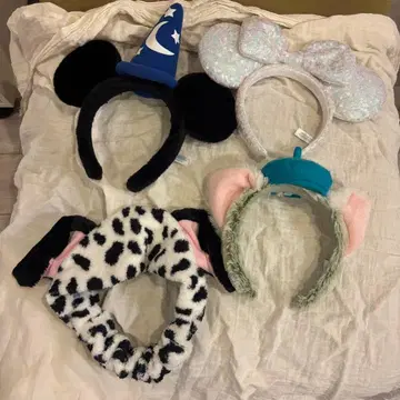 디즈니 캐릭터 머리띠 세트