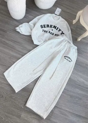 SERENITY 셋업 팬츠 따뜻한 세트 겨울 의류