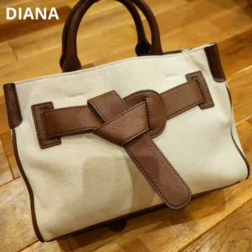 다이애나 아이보리 믹스 핸드백