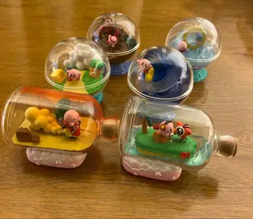 커비 보틀형 피규어 6개 세트