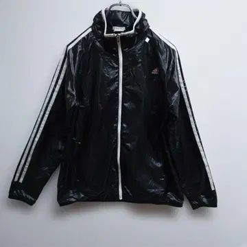 아디다스 나일론 자켓 충전솜 CLIMAPROOF 방한 블랙 L