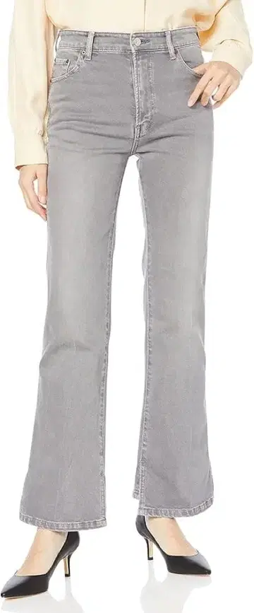 Mila owen 밑단 슬릿 슬림 스트레이트 데님 팬츠 미사용 새상품