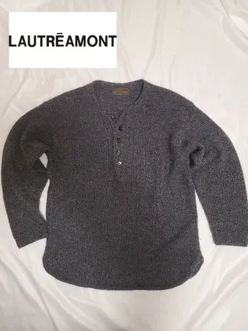 LAUREAMONT 그레이 헨리넥 스웨터 로트레아몽 알파카