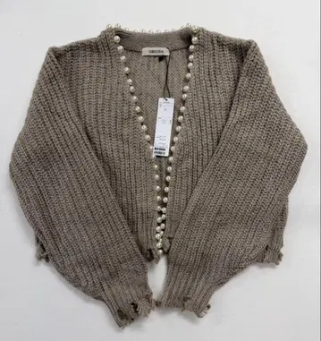 COCO DEAL 펄 장식 니트 가디건 택 포함 새상품 정가 15000엔