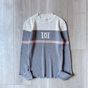 컨디션 최상*다리치 Darich 컬러 라인 DD 리브 니트