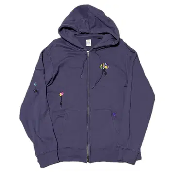 [ 당일 발송 가능 ] 그라니프 뷰티풀 섀도우 보라색 풀 집업 후드티 L