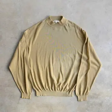 90s 프로토모 모크넥 실크 코튼 니트 스웨터 XL