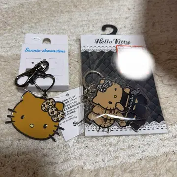 아베일 일광화상 헬로키티 키링 2개 세트