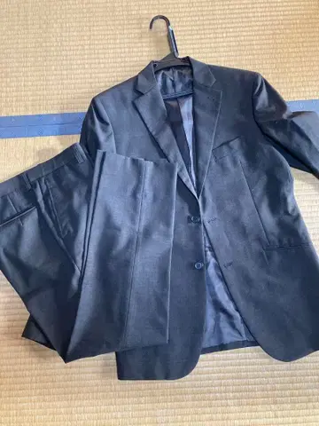 남성용 수트 상하의 블랙 보나조르나타 L