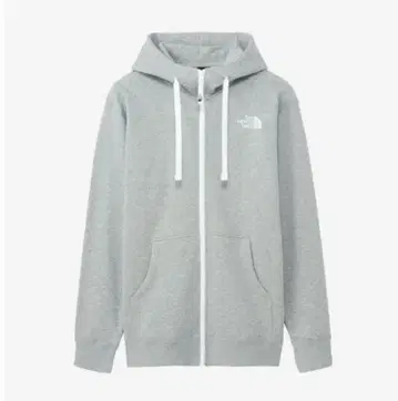 THE NORTH FACE 그레이 후드 부착 후드티