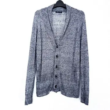 미쉘클랑옴므 린넨 가디건 46사이즈 그레이 봄/가을용