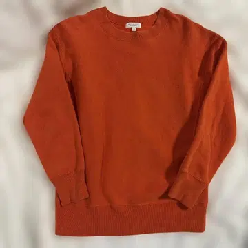 오렌지 크루넥 트레이닝복