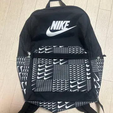 NIKE 로고 백팩 블랙