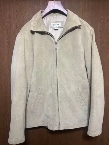 90s 캘빈 클라인 스웨이드 자켓