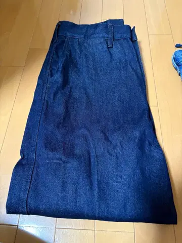 UNIQLO 와이드 데님 블루 청바지 2종