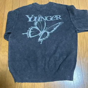 younger song 니트 트레이닝복 블랙