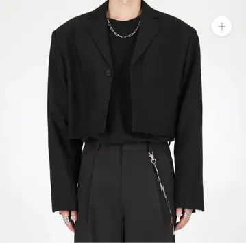 [ MODEFREAK ] 숏 모노톤 자켓 MF0960 블랙