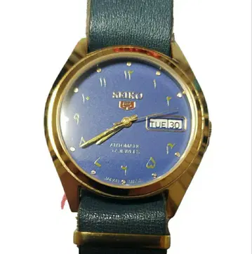 빈티지 SEIKO 5 자동 와인딩 레어 아라비아 숫자 다이얼