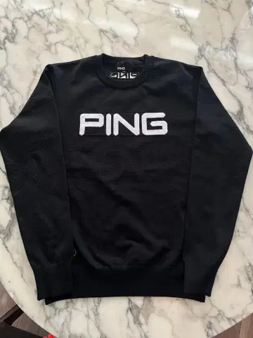PING 블랙 스웨터 S 사이즈