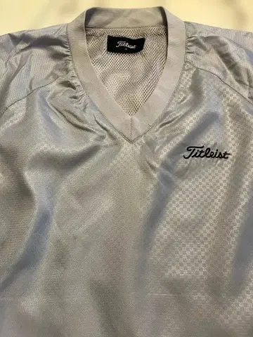 Titleist 남성용 V넥 스니드 S 실버