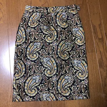 J.W. ANDERSON x TOPSHOP 페이즐리 타이트 스커트