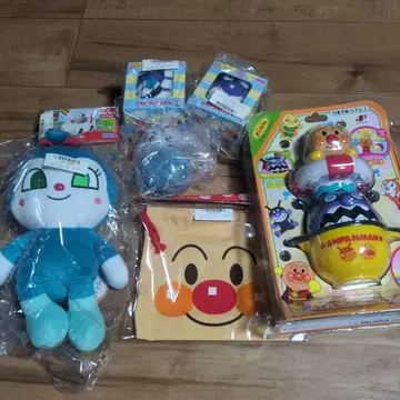 호빵맨 봉제 인형 완구 세트