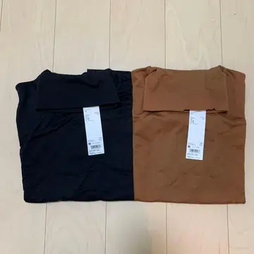 [ 미사용 새상품 ] UNIQLO U 터틀넥 T 2장 세트