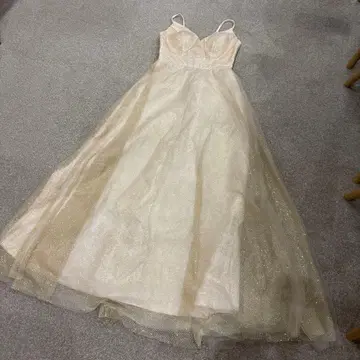 골드 컬러 드레스