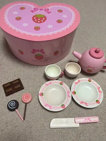 마더 가든 하트DX 박스 티 세트 소꿉놀이 야생 딸기