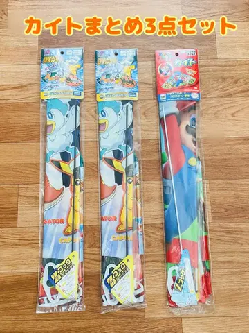 카이토 연날리기 총정리 3종 (포켓몬 2종, 마리오 1종)