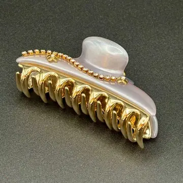 새상품급 acca 아카 헤어 클립 M 머리핀 큐빅