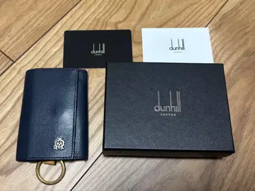 dunhill 네이비 가죽 키케이스