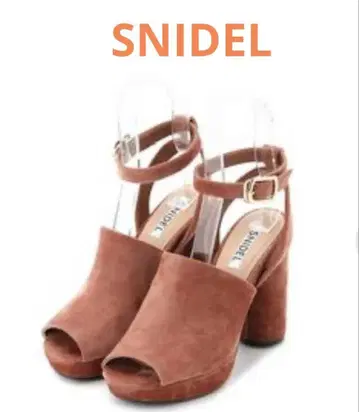 SNIDEL 오픈토 스트랩 샌들 정가 12000엔 sizeM