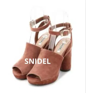 SNIDEL 오픈토 스트랩 샌들 정가 12000엔 sizeM