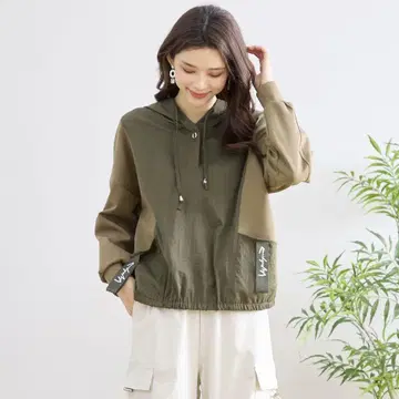 미사용 새상품 TRUBE [ M~L ] 액티브 모드 컬러 블록 풀오버