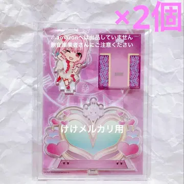 유메미 리아무 아크릴 캐릭터 플레이트 2개 완판템 미개봉 신데렐라 걸스