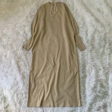 LOUNGEDRESS 라운지 드레스 퍼프 니트 원피스 롱